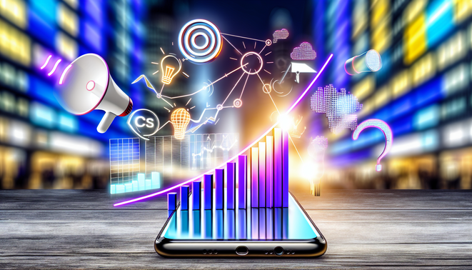 alt_text: A vibrant cover image showcasing RCS messaging growth in Europe, with charts and marketing icons.