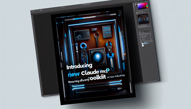 alt_text: Cover image for "New Claude MCP Toolkit" showcasing digital tools in a tech-inspired design.